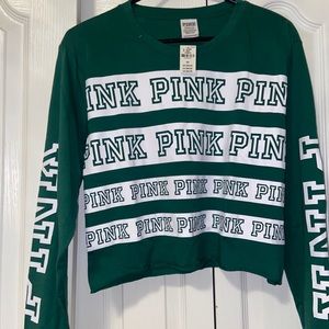 long sleeve crop top!